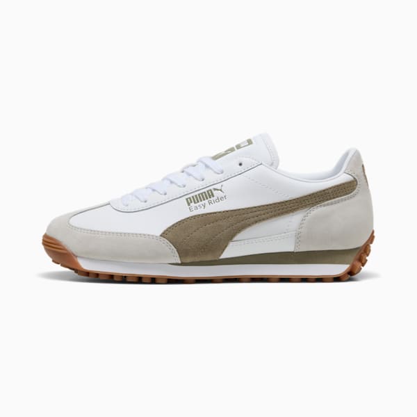 Sneakers Easy Rider Mix Homme, PUMA White-Velvet Moss, extralarge